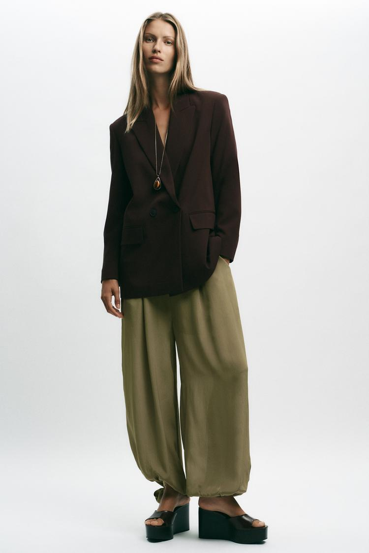 OVERSIZE DOUBLE-BREASTED BLAZER