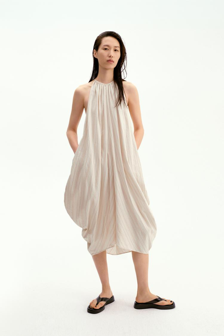 COLLECTION LINEN BLEND HALTER