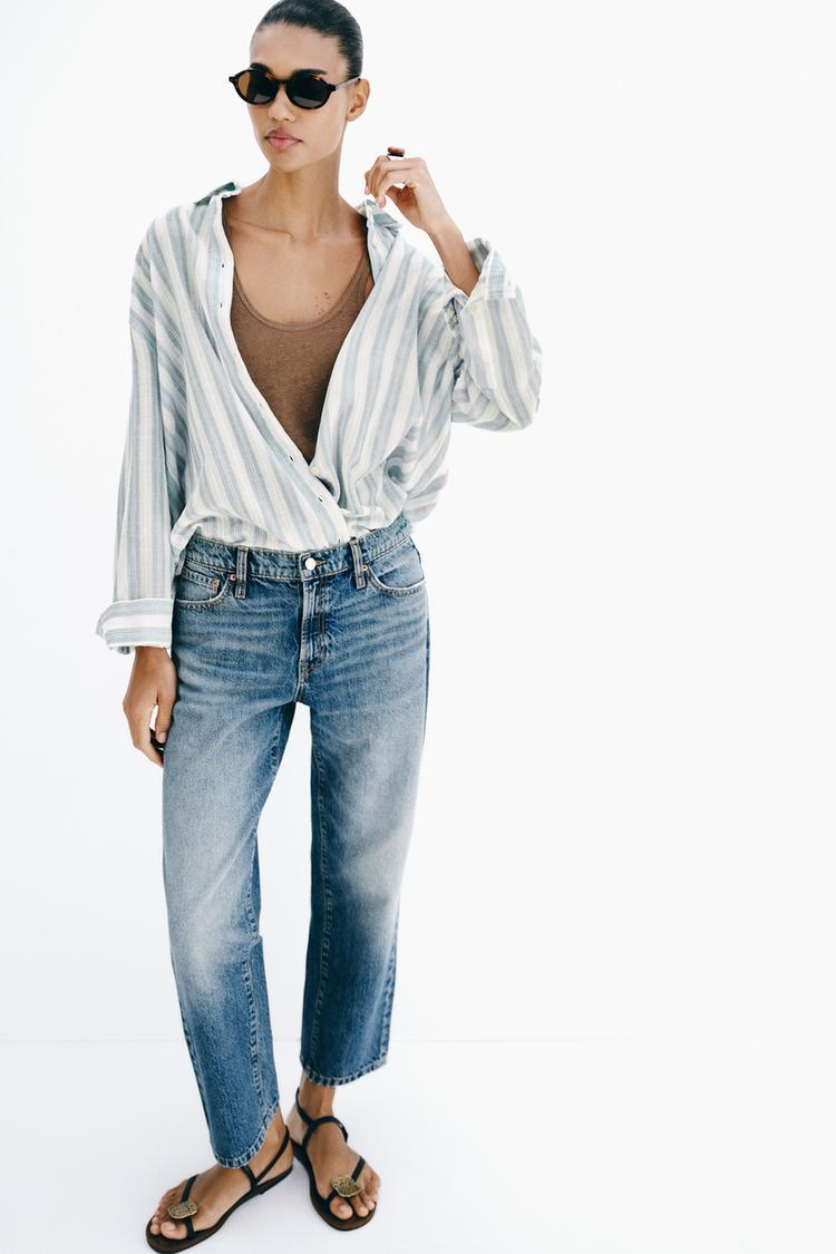 VOLUMINOUS STRIPED SHIRT